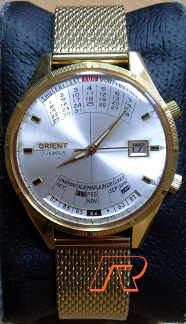 ORIENT MULTI-YEAR CALENDAR 17 jewels