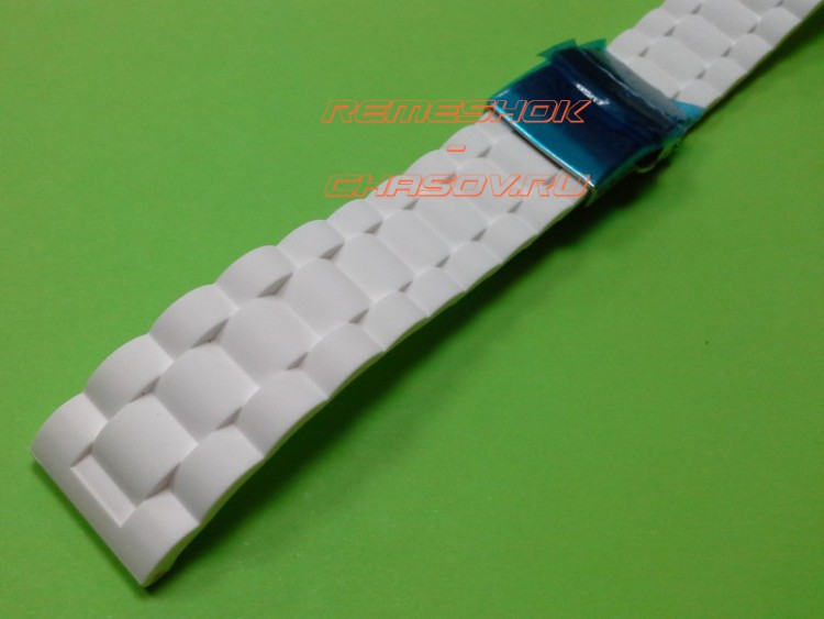 Ремешок каучуковый DK510-20WH