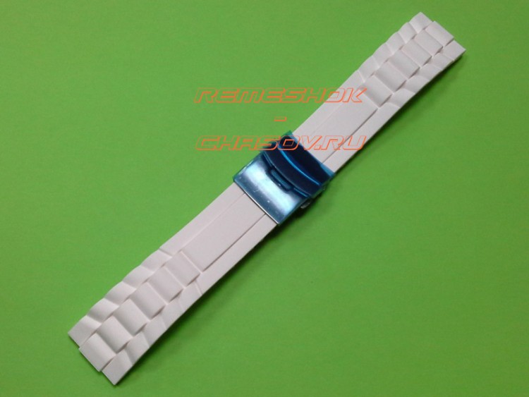 Ремешок каучуковый DK502-24WH